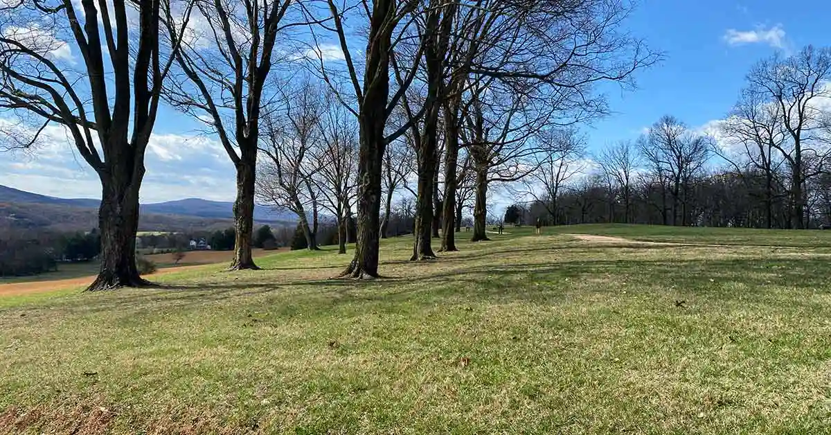 A view of Bolivar Heights Trail just outside of Harpers Ferry.