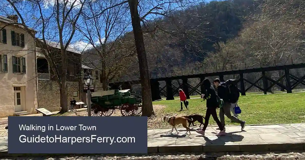 Hiking in Harpers Ferry.