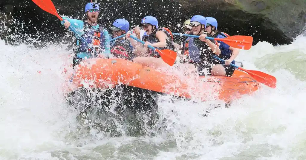 Outdoor fun in Harpers Ferry, white water rafting