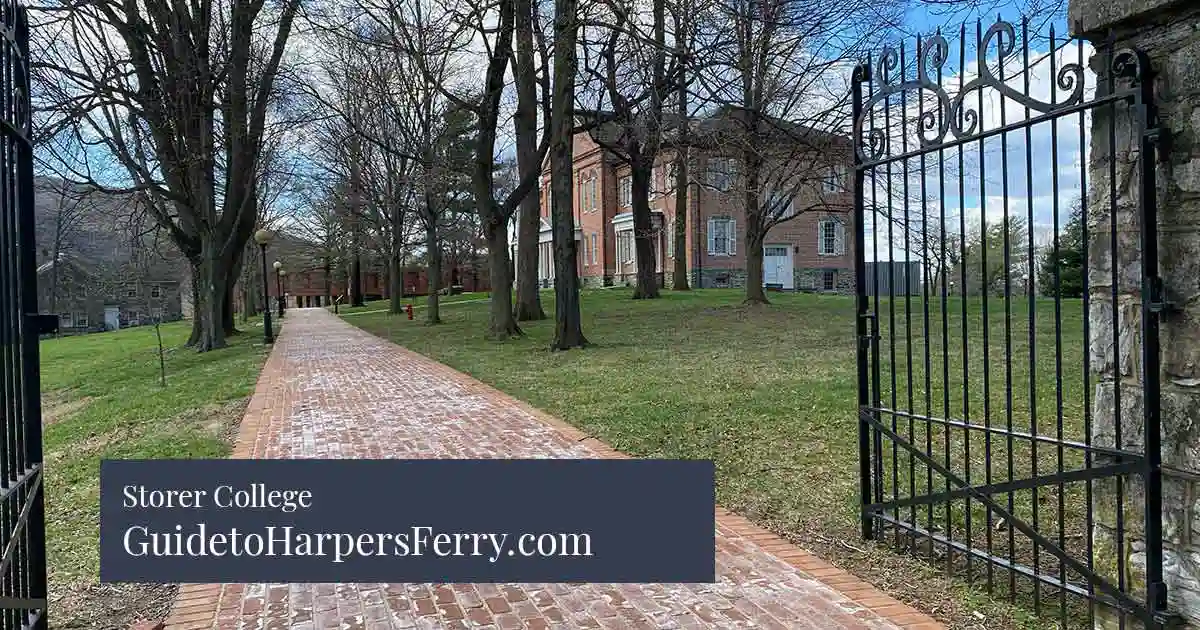 Site of Storer College, one of the first black colleges established after the Civil War.