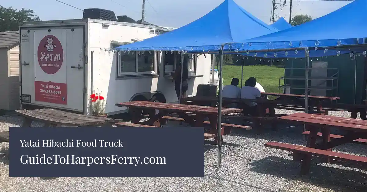 Exterior of Yatai Hibachi Food Trailer, a hibachi food trailer in Harpers Ferry with outdoor dining